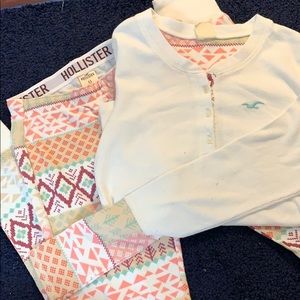 Hollister Christmas Pajama Set